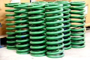 1.025-music-wire- large-compression spring-used in heavy machinery equipment