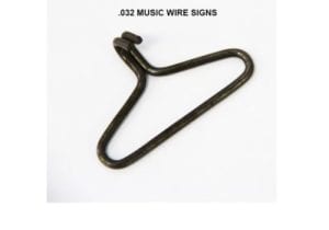 .032 Music Wire Signs